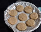 A picture of step 6 of Coconut Farali Biscuits.