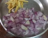 A picture of step 1 of Green Gram Curry.