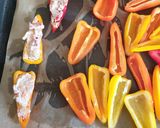 A picture of step 4 of My mini peppers party platter.