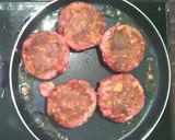 A picture of step 3 of Beetroot sabudana cutlet.