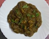 A picture of step 8 of Hariyali Mushroom Paneer.