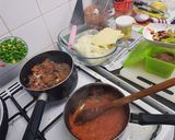 A picture of step 3 of Potato pie (english styl).