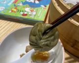 A picture of step 4 of Jade Soup Dumplings (Green Xiao Long Bao).