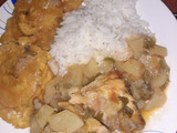 Estofado de pollo con papa
