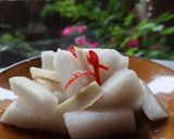 「雨水」節氣美食-糖醋泡菜蘿蔔&創意延伸紫米壽司捲的食譜步驟6照片