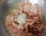 A picture of step 1 of Paneer reshmi.