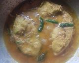 A picture of step 3 of Shorshe Ilish (Hilsa in mustard gravy).