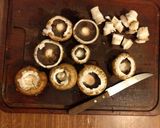 Foto del paso 4 de la receta: Vacío al horno con portobellos al roquefort