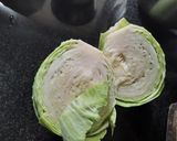 A picture of step 1 of Cabbage stir fry my style.