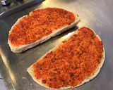 Une image de l'étape 8 de Trevisana aux tomates séchées mozzarella ail et oignon façon bruschetta.