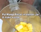 A picture of step 1 of Mango Lassi.