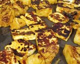 A picture of step 4 of Barbeque Paneer Pineapple.