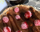 Foto del paso 2 de la receta: Tortita de quinoa con crema de chocolate fit y frambuesas congeladas