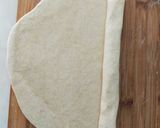 A picture of step 9 of Qeema lobia paratha roll !.
