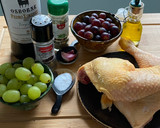 Foto del paso 1 de la receta: Pollo asado con uvas
