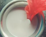 A picture of step 4 of செம்பருத்தி மில்க் ஷேக் 🌺🌺🌺.