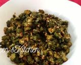 A picture of step 2 of Simple Okra Fry.