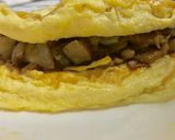 Foto del paso 5 de la receta Tortita de tortilla francesa con verduritas para 1 persona
