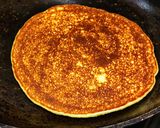 A picture of step 6 of Chebabs (Emirati Saffron and cardamom pancakes).