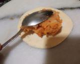 A picture of step 3 of Aloo Kachori.