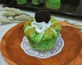 Cara Membuat Pandan Cheese Oreo Hokkaido Chiffon Cake 8