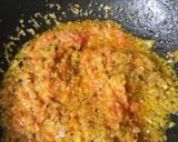 A picture of step 3 of Paneer Capsicum.