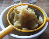 Foto del paso 1 de la receta 70. Cardo con jamón y almendras