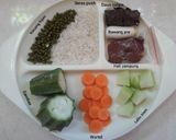 Foto langkah ke 2 dari resep Mpasi 4⭐ 8M+ 🍚🐥🥕🍂🧀🍾.
