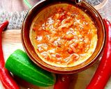 Hình bước làm 4 của món Bún mắm cá cơm