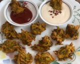 A picture of step 9 of Potato Laccha Pakoda.
