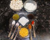 A picture of step 1 of Makhana Dahi Vada.