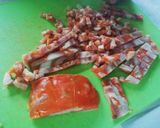 Foto del paso 1 de la receta: Menudo con garbanzos y punta de jamón a la hierbabuena