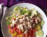 Foto del paso 6 de la receta: Ensalada fresquita de pollo asado,tomate y huevo. Aliño de Vidalim Kids 😋😋😋