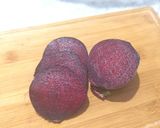A picture of step 1 of Beetroot Poori.