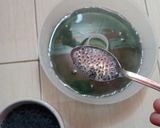 Foto langkah ke 3 dari resep 5. Puding susu bunga telang.