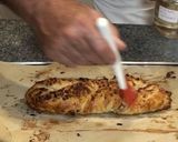 Foto del paso 9 de la receta Trenza de hojaldre rellena de crema y frutos secos