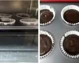 A picture of step 6 of Chocolate Caramel Cupcakes With Strawberry Cream Frosting.