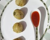 A picture of step 16 of Suji Balls.
