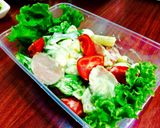 Hình bước làm 2 của món Salad bơ hoa quả ❄️🍅🍋