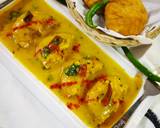Moong dal kachori in kadhi recipe step 7 photo