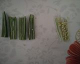 A picture of step 2 of Crispy (Bhindi)Okra.