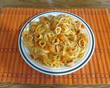 Foto del paso 6 de la receta: Tallarines🍝 con calamar "chipirón"🦑