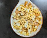 A picture of step 6 of Dahi Boondi Chaat.