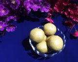 A picture of step 6 of Besan Ladoo.