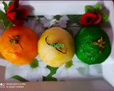 A picture of step 5 of Tiranga Sooji Pitha.