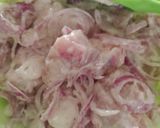 A picture of step 2 of Lacha White chicken curry.