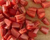A picture of step 1 of Gazpacho (Cold Tomato Soup).