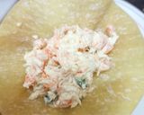 Gambar langkah 3 resipi Salmon Rangoon.