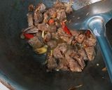 Foto langkah ke 4 dari resep Tumis Buncis Daging Sapi.