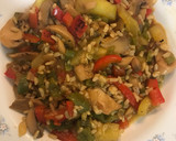 Foto del paso 4 de la receta: Verduras con arroz y champis